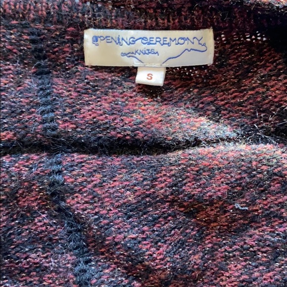 OPENING CEREMONY KNITS wool blend cardigan - Picture 3 of 5